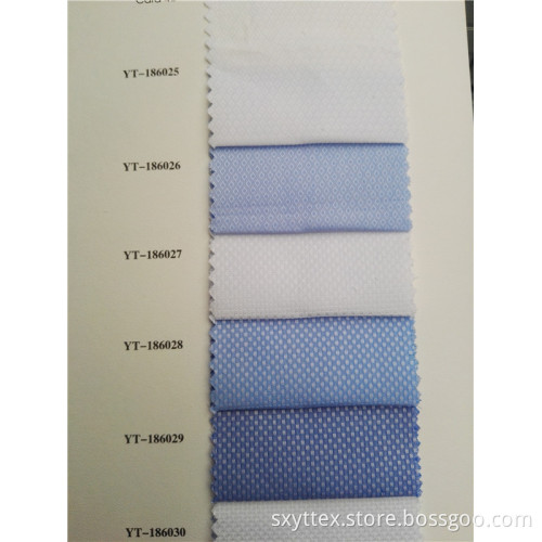Cotton Yarn Dyed High End Dobby Shirt Fabric